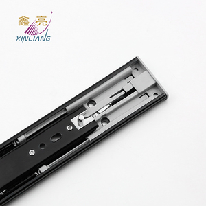 45mm 3-fold full extension drawer slides telescopic ball bearing drawer slide