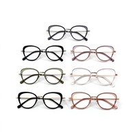Gafas de Diseño Modernas con Lentes CR39, Antirreflejo y Anti Luz Azul, Monturas de Gafas Ópticas Disponibles