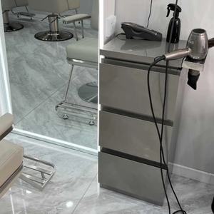 Zxm Barbershop Tool Cabinet Luxury Beauty Hair Saloon Tools Cart Golden Stainless Steel 3 Drawer <b>Salon</b> <b>Trolley</b> Hairdressing - Product Image 5