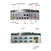 Ordinateur embarqué Adipcom MFC-6900 sans ventilateur, processeur Intel 8e génération I5-8265U, 6 ports LAN, ordinateur de bureau portable, 32 Go de mémoire, 2*DDR4, en stock