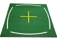 Tissu Tissu Base Driving Range Pratique Golf Formation Tapis Impact Enseignement et Swing Golf Mat