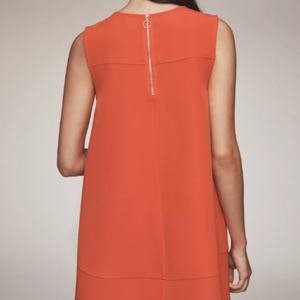 Robe Courte Sans Manches avec Dentelle, Respirante, Style Décontracté d'Été, Logo Avant, Coupe Naturelle Maxi - Product Image 2