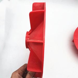 Aspas de ventilador de refrigeración de plástico rojo para eje de generador diésel 38 42 47 62 68, pieza de repuesto - Product Image 2