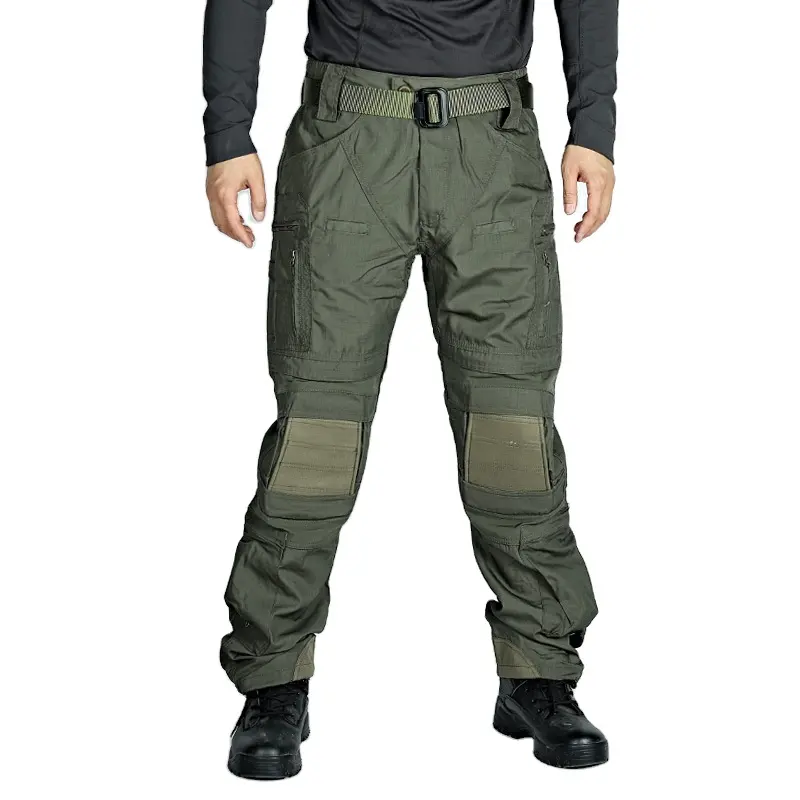 Großhandel Outdoor Tactical Pants Hochwertige Kampf hose Multi-Pocket Overalls Camouflage Green Black Security