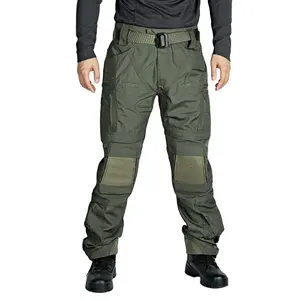 Wholesale Outdoor Tactical Pants High-Quality Combat Pants Multi-Pocket Overalls Camouflage Green Black Security