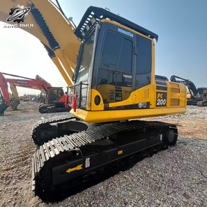 รถขุดตีนตะขาบ Komatsu PC200 มือสอง ขนาด 20 ตัน บุ้งกี๋ 1 ลบ.ม. ของแท้จากญี่ปุ่น รถขุดก่อสร้างขนาดกลาง ชั่วโมงการใช้งานต่ำ สภาพดี - Product Image 5