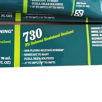 Dowsil 730FS Mastic électronique en silicone (DowCorning 730FS) Revêtement adhésif blanc résistant à l'huile et aux solvants
