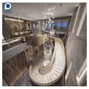 <span class=keywords><strong>Escalier</strong></span> Moderne en <span class=keywords><strong>Métal</strong></span> et <span class=keywords><strong>Bois</strong></span> pour Intérieurs Élégants - Product Image 4