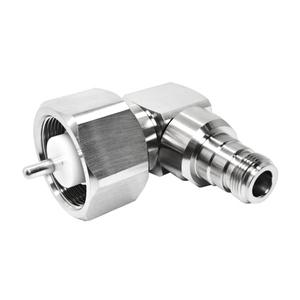 อะแดปเตอร์ RF แบบ LC ตัวผู้ หัวงอ 90 องศา ต่อกับ N ตัวเมีย รองรับแรงดันสูง กำลังไฟสูง มีสินค้าในสต็อก - Product Image 1