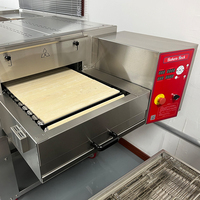 450 degrés Pita Pizza cuisson rapide four napolitain pierre réfractaire Dragon bande transporteuse pour boulangerie utilisation four Tunnel de cuisson
