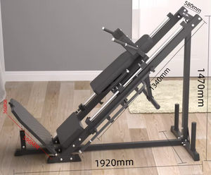 Equipo de Gimnasio Comercial BM, Máquina de Sentadillas y <span class=keywords><strong>Prensa</strong></span> de Piernas a 45 Grados, Directo de Fábrica. - Product Image 5