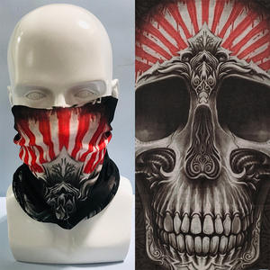 Masker Dan topi kupluk rajut militer, tudung wajah luar ruangan pola rajut militer memanjat gunung, masker Ski Balaclava, Bandana kustom tanpa kelim - Product Image 3