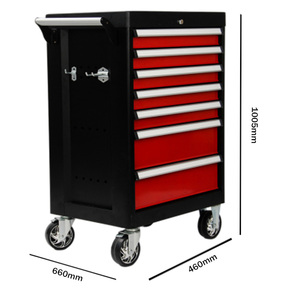 Professional Tools Set Storage 7 Drawers Roller Car And Motorcycle Repair Tool Trolley Cabinet For Tool Cart