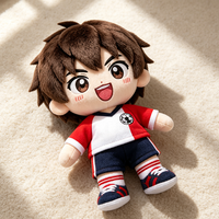 Peluche Garçon Joyeux et Mignon, Logo Personnalisé, Marque OEM, Fourniture en Gros, Cadeau Promotionnel pour Enfants, Coton Certifié CE, PP