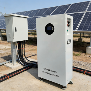 15.36KWh 51.2V 100Ah Floor Standing LiFePO4 <b>Battery</b> Module 6000 Cycles for Large Solar System <b>Backup</b> Power - Product Image 5