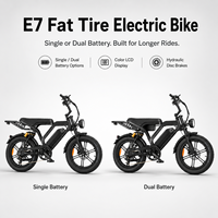 Vélo électrique V20 V8 avec pneus larges 20*4.0, 500W 48V15Ah, vitesse 25-40km/h, entrepôt UE