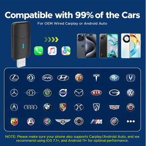 Nuevo Adaptador Inalámbrico 2 en 1 para <span class=keywords><strong>CarPlay</strong></span> y Android Auto con 1 Año de Garantía para la Mayoría de los Vehículos - Product Image 3