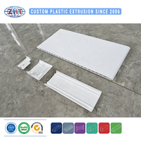 Profilé d'extrusion en PVC rigide pour rebord de fenêtre, conception multi-chambres creuses