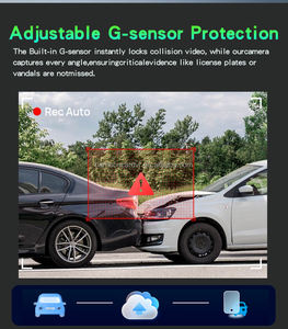 2K 4G 라이브 대시캠 1080P 후방 듀얼 카메라 녹화 GPS 원격 모니터링 앱 제어 클라우드 저장소 야간 시야 DVR 대시캠 - Product Image 5