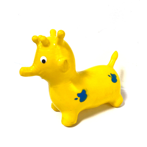 Jouets gonflables en PVC pour enfants, mini animaux colorés à peindre, cheval sauteur - Product Image 5
