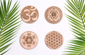 Juego <span class=keywords><strong>de</strong></span> Posavasos <span class=keywords><strong>de</strong></span> Geometría Sagrada, Cuatro Cubos <span class=keywords><strong>de</strong></span> <span class=keywords><strong>Metatrón</strong></span>, <span class=keywords><strong>Flor</strong></span> <span class=keywords><strong>de</strong></span> <span class=keywords><strong>la</strong></span> <span class=keywords><strong>Vida</strong></span> Sri Yantra, para Bebidas, Decoración <span class=keywords><strong>de</strong></span> Mesa, Protege las Superficies <span class=keywords><strong>de</strong></span> Madera - Product Image 5