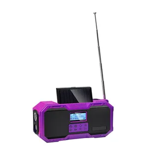 NOAA-altavoz con sonido envolvente Bufar, radio FM AM WB con amplificador, serie Hurr cane, altavoces de 10 pulgadas