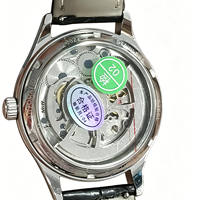 Neuerscheinung Herren Doppel-Tourbillon Automatische Mechanische Uhr, Hochwertige Luxus-Geschäfts-Automatikuhr Wasserdichte Armbanduhr