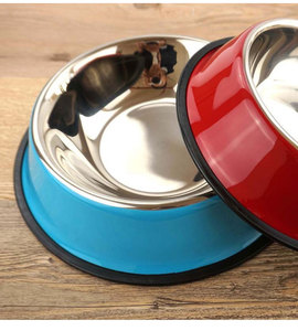 Ciotola Premium per Animali Domestici in Acciaio Inossidabile, Antiscivolo e Resistente alla Compressione, Multi-Misura per Cani e Gatti, per Alimentazione Interna ed Esterna - Product Image 6
