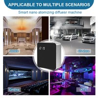 Diffuseur d'arômes intelligent à affichage LED pour huiles essentielles, machine de diffusion de parfum domestique en métal pour grandes surfaces, compatible systèmes CVC