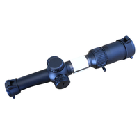 Optique tactique 1-6x24 SFP en alliage d'aluminium, lunette de chasse à deuxième plan focal, entièrement multicouche, base de montage de 30 mm, LPVO compact