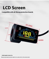 Pantalla Táctil LCD 4.3RS485 para BMS JIKONG, Placa PCB con Comunicación RS485, Soporte Multi-idioma, Monitoreo del Nivel de Batería