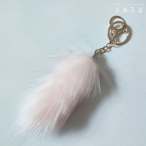พวงกุญแจหางจิ้งจอกนุ่มนิ่มและทันสมัย - Product Image 2