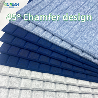 Panneau Rectangulaire Moderne en Fibre de Polyester Haute Efficacité, Insonorisant, Ignifuge et Écologique pour la Maison, le Salon et l'Hôtel