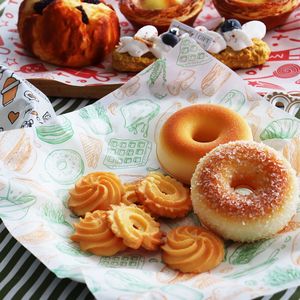 Biểu Tượng Tùy Chỉnh Không Thấm Mỡ Sáp Giấy Cấp Thực Phẩm Bánh Sandwich Bánh Mì Kẹp Bánh Mì Chiên Gà Chiên Bán Buôn In <span class=keywords><strong>PE</strong></span> Tráng - Product Image 2