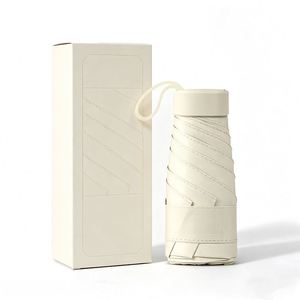Parapluie de luxe pliable blanc transparent pour la pluie - Product Image 3