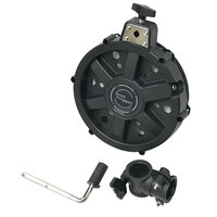 Pad de batterie électronique Lemon Plastic Drum Pad 12" à tête en maille pour pièces de batterie électronique