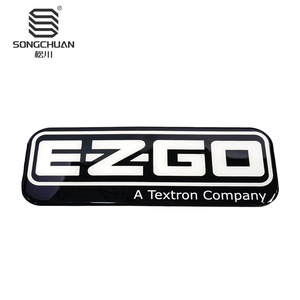 รถกอล์ฟโลโก้สีขาว EZGO ผู้ผลิตโดยตรง 60645 ประเภทสินค้า สติ๊กเกอร์ติดรถยนต์ - Product Image 5