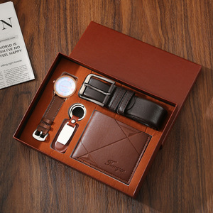 Coffret <span class=keywords><strong>Cadeau</strong></span> Premium <span class=keywords><strong>pour</strong></span> <span class=keywords><strong>Homme</strong></span> 2026 : Portefeuille en Cuir, Ceinture, Montre-bracelet, Lunettes de Soleil – Marque Personnalisée – <span class=keywords><strong>Cadeau</strong></span> de Luxe <span class=keywords><strong>pour</strong></span> Anniversaire et Noël - Product Image 4