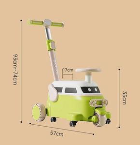 Nuevo scooter 3 en 1 a la venta, andador para bebés, coche de equilibrio para niños, scooter de pedal de 3 ruedas para niños con luces LED Flash y música - Product Image 5