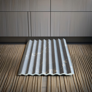 Persiennes à charbon de bois PS écologiques Installation facile Panneau mural étanche pour la décoration de villa <span class=keywords><strong>Produit</strong></span> en plastique le plus populaire - Product Image 2