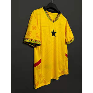 Hochwertige Polyester-Faser Ghana Erwachsenen-Fußballtrikots Fußballshirts 2026 Weltmeisterschaft - Product Image 5