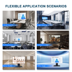 شاشة عرض LED عمودية بدقة 4K، لوحة تعليمية ذكية تفاعلية مع ميزة الرفع والطي، جهاز متكامل الوظائف - Product Image 5