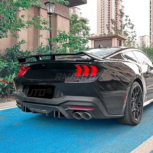 ลิ้นกันชนหลัง ดิฟฟิวเซอร์กันชนหลัง ชุดแต่งกันชนหลัง สำหรับฟอร์ด มัสแตง MK7 2024+ อุปกรณ์ตกแต่งรถยนต์ - Product Image 4
