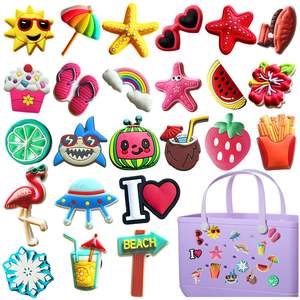 Breloques PVC pour sacs, breloques Jibbitz, accessoires <span class=keywords><strong>Croc</strong></span> pour femmes - Product Image 5