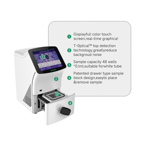 WISDOM PCR-W-Q1 Echtzeit-QPCR-System Schnelle 7 °C/s Ramping 48-Well-Touchscreen & LED-Erregung - Product Image 6