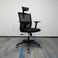 Moderner ergonomischer Bürostuhl mit Kopfstütze Großhandel Büro Mesh Stuhl Herstellung Bürostuhl für Erwachsene