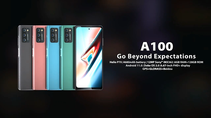Blackview Telephone Portable, A100 Smartphone 6 Go + 128 Go, 6,67 HD Blackview Telephone Portable, A100 Smartphone 6 Go + 128 Go, 6,67 HD