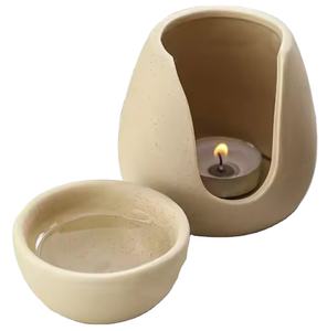 Gül kokulu balmumu eriyik brülör Spa için çin tarzı seramik uçucu yağ aromaterapi difüzör ahşap derece tohum koku kullanımı - Product Image 1