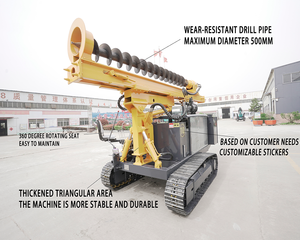 SDLQ 4M Controlador de pila solar hidráulico Zonnepaneel Plant Stapel <span class=keywords><strong>Rammen</strong></span> Máquina vibratoria con bomba de motor Componentes del núcleo del motor - Product Image 3