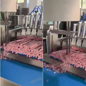 Heavy Duty Automatic Pet Food Meat Block Slicer Industrial Frozen Composite Meat Slab Cutter <b>Bone</b> <b>Sawing</b> Machine for Pet Snack - Product Image 2